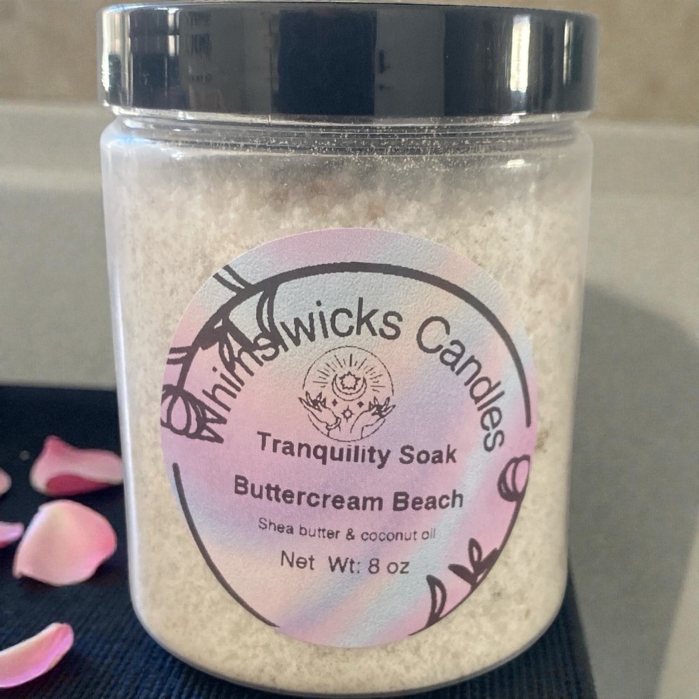 Hand Crafted Bath Salts - 8oz - Picture 4 of 5